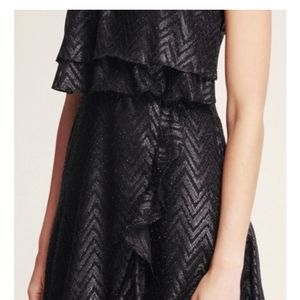 shimmery black dress new without tag
